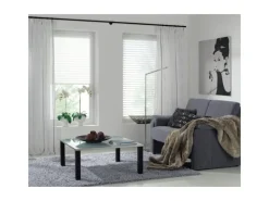 Gardinia Gardinenstange Chicago mit Innenlauf I Ø 20 mm Schwarz - Matt 240 cm