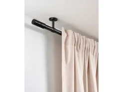 Gardinia Gardinenstange Denver Ø 25 mm 240 cm Schwarz Matt