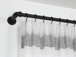 Gardinia Gardinenstange Industrial Home Ø 25 mm 200 cm Schwarz