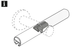 Gardinia Gardinenstangen-Verbinder Windsor Ø 25 mm