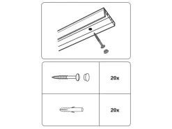Hot Gardinia Holzschrauben Verzinkt 20-er Pack