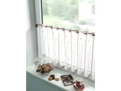 Gardinia Holz-Vitragestange Montana Ø 11 mm Kiefer/Natur 120 cm