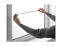 Hot Gardinia Klemmstange Press&Go Kugel Ø 8/10 mm optik 50 cm - 80 cm Edelstahl