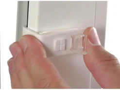 Gardinia Klemmträger EasyClick Weiß 2-er Pack