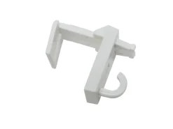 Hot Gardinia Klemmträger mit Haken Weiß