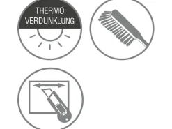 Gardinia Plissee Concept Thermo 50 cm x 130 cm