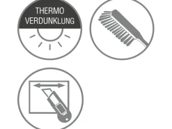 Gardinia Plissee Concept Thermo 80 cm x 130 cm