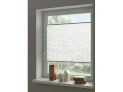 Best Gardinia Plissee Concept zum Klemmen Lissy 80 cm x 210 cm Weiß