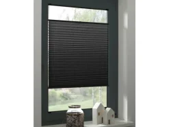 Gardinia Plissee Concept Tageslicht 80 cm x 210 cm Schwarz