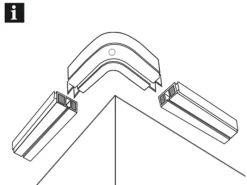 Discount Gardinia Rundbogen 1-läufig GE1 für Verlängerung Weiß 13,5 cm x 13,5 cm