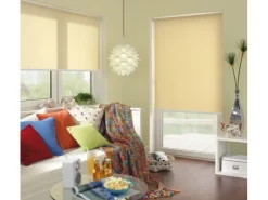 Discount Gardinia Seitenzug-Rollo Uni Trend 102 cm x 180 cm Champagner