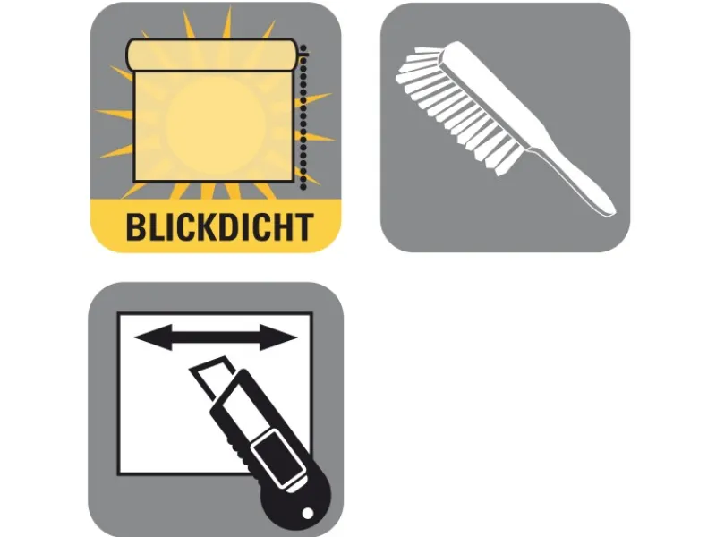 Discount Gardinia Seitenzug-Rollo Uni Trend 102 cm x 180 cm Champagner