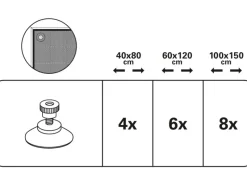 Online Gardinia Sonnenschutz Schwarz 60 cm x 120 cm 133 g