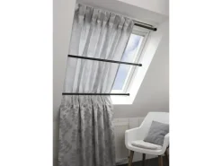 Gardinia Spannstange Ø 23/26 mm Schwarz 130 cm - 220 cm