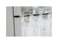 Gardinia Spannvitrage Ø 7/9 mm Schwarz-Matt 90 cm - 130 cm