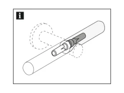 Gardinia Stangenverbinder New York Ø 12 mm Weiß