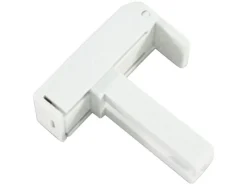 Gardinia Universalklemmwinkel Weiß 2-er Pack