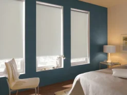 New Gardinia Verdunkelungsrollo Thermo Streifen 112 cm x 180 cm Weiß