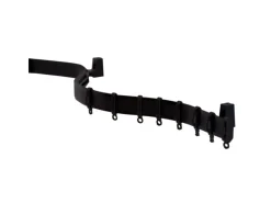 Outlet Gardinia Vorhangschiene Flexline Schwarz 350 cm