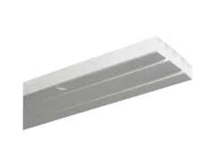 Gardinia Vorhangschiene 2-läufig Slim Line Weiß 300 cm