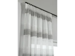 Clearance Gardinia Vorhangschienen-Set Lucy 1-läufig Schwarz-Matt 230 cm Schwarz Matt