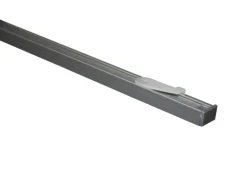 Sale Gardinia Vorhangschienen-Set Lucy 1-läufig 200 cm Silber