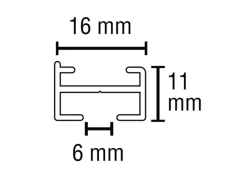 Discount Gardinia Vorhangschienen-Set Lucy 1-läufig Schwarz-Matt 200 cm Schwarz Matt