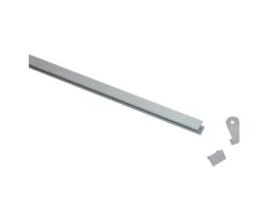 Hot Gardinia Vorhangschienen-Set Lucy 1-läufig 230 cm Weiß