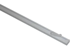 Hot Gardinia Vorhangschienen-Set Lucy 1-läufig 230 cm Weiß