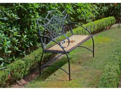 Hot Garden Pleasure Gartenbank Amarillo 2-Sitzer Mosaik 97 x 115 x 57 cm
