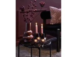 Getrockneter Dekostrauß Dahlie Midnight Mystery 95 cm Lila-Schwarz