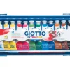 Best Giotto Extra Fine Plakatfarben-Set 1 Pinsel verschiedene Farben 12 Stück 12 ml