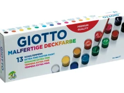 Hot Giotto Malfertige Deckfarben 13 x 18 ml