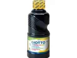 Giotto School Paint super auswaschbare Temperafarben Schwarz 250 ml