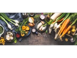 Online Pro Art Glasbild Kitchen Utensils II 80 cm x 30 cm