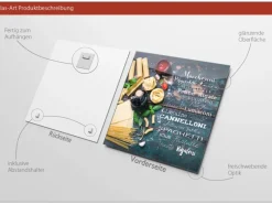 Pro Art Glasbild Kochkreation II 20 cm x 20 cm