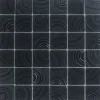 Hot Glasmosaikmatte Curve Black 30 cm x 30 cm