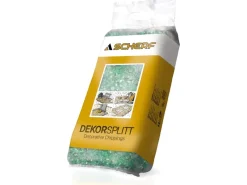 Scherf Glassplitt Garten-Grün 4 - 8 mm 10 kg PE-Sack
