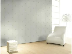 Glööckler Vliestapete Imperial Rauten mit Krönchen Creme