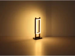 New Globo LED-Tischlampe Illa 1-flammig Schwarz matt 200 x 150 x 500 mm