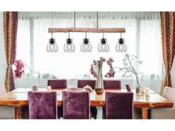 Globo Pendelleuchte Mina Metall Schwarz