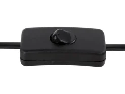 Globo Tischlampe Gabriele 1-flammig Schwarz matt 150 x 350 mm