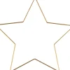 Glorex Metallstern Goldfarben 25 cm x 25 cm x 0,3 cm