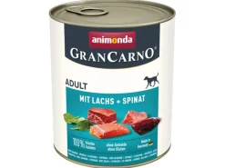 Gran Carno Hunde-Nassfutter Adult mit Lachs und Spinat 800 g