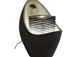 Clearance Dobar Großer Design-Gartenbrunnen in Ei-Form 49,5 cm x 49,5 cm x 66,5 cm