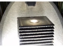 Clearance Dobar Großer Design-Gartenbrunnen in Ei-Form 49,5 cm x 49,5 cm x 66,5 cm