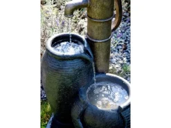Online Dobar Großer Design-Gartenbrunnen mit Handpumpe 47,5 cm x 38,5 cm x 84 cm