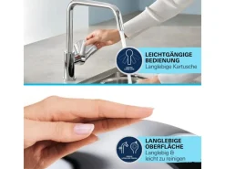 Clearance Grohe QuickFix Einhebel-Spültischarmatur Start Loop Chrom