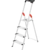 Hot Hailo Alu-Haushaltsleiter XXL L80 Comfortline 4-stufig