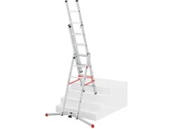 Hailo Alu-Kombileiter S100 Profi Lot 287 cm x 122 cm x 118 cm Aluminium